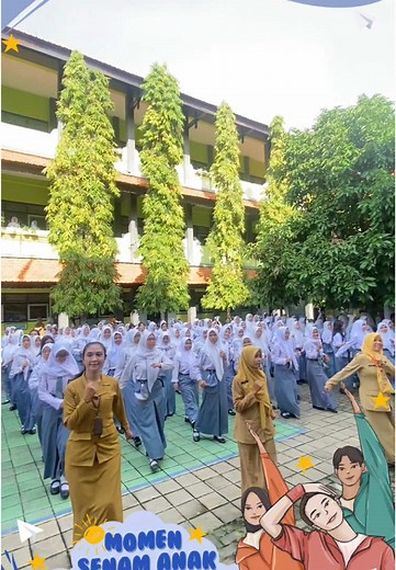 Senam Anak Indonesia Hebat @Direktorat SMK @Kemendikdasmen #smknegeri2semarang #smkn2semarang #smkpusatkeunggulan