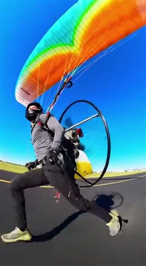“Incredible Paramotor Launch Moment”