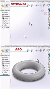157K views · 1.9K reactions | Solidworks Beginner VS Pro #solidworksshorts #solidworkstutorial #3dmodeling | CAD CAM Mentor | Facebook