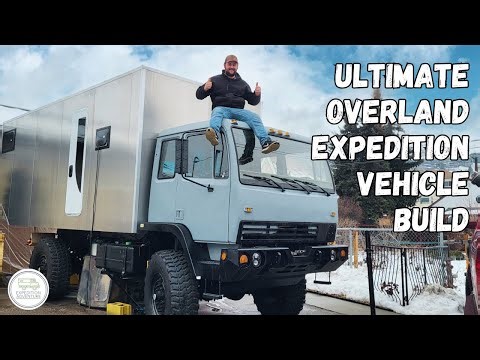Building the ULTIMATE DIY EXPEDITION VEHICLE - Interior Construction Begins on the overland truck
