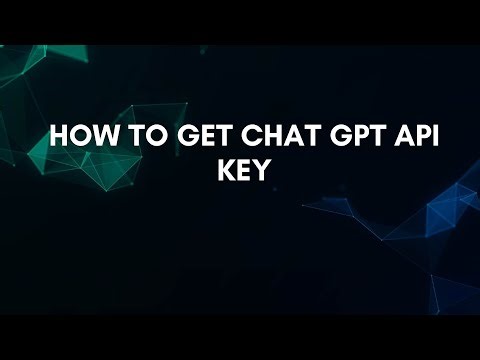 How To Get Chat Gpt Api Key