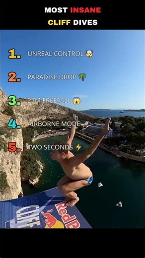 Top 5 Most Insane Cliff Dives Ever 🤯🌊