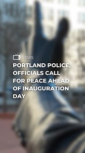 4.1K views · 43 reactions | The Portland Police Bureau chief and city officials said on Wednesday that they are working to be ready for protests around Inauguration Day next week, and ask people to express their thoughts peacefully. Find the full story at KPTV.com | FOX 12 Oregon | Facebook