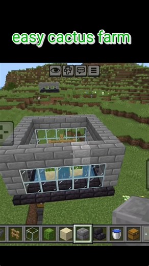 best cactus farm in Minecraft#minecraft #shortvideo