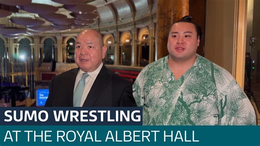 The Royal Albert Hall and sumo wrestling collide for a truly historic sporting moment - Latest From ITV News