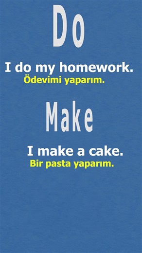 Do ve Make Neden Karıştırılır ?