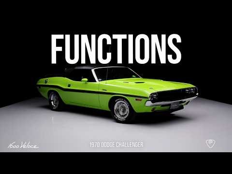 1970 Dodge Challenger Convertible 340 | Functions