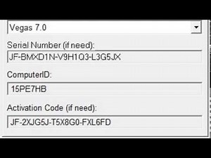 Vegas Pro 130 Serial Number