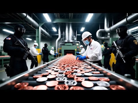 Inside a U.S. Mint Factory Process | Raw Metal to U.S. Mint Ingot Preparation (Full Process)