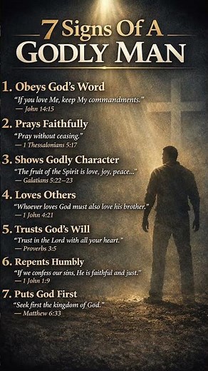 “7 Signs Of A Godly Man” - PSALM 112:1