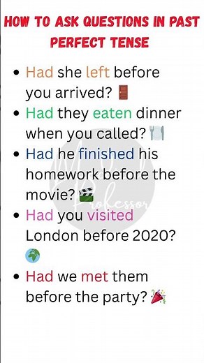 How to Ask Questions in Past Perfect Tense ❓ | Interrogative Sentences Explained