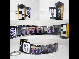 Sublimation Photo Negative Keyring