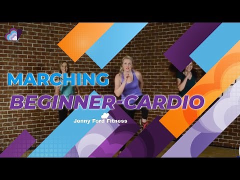 March it Out w/Jenny Ford & Michele Bell | Walk At Home | Workout w/ Optional Cardio HIIT | Beginner
