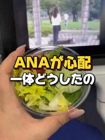 ANAの機内食が過去一酷すぎた！！