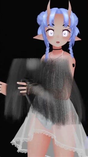 Crazy hair tech in VRChat! #vrc #shaders #vtuber