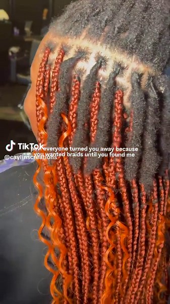 Yes loc girlies can get box braids over locs 🤗🔥 #fypシ゚viral #boxbraidshairstyles #locstyles #braidsoverlocs