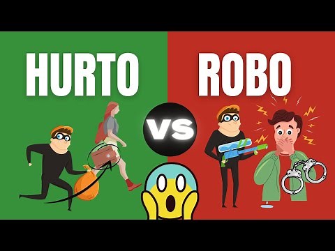 🔥Hurto y Robo: Descubre las 3 DIFERENCIAS.【 con EJEMPLOS 】