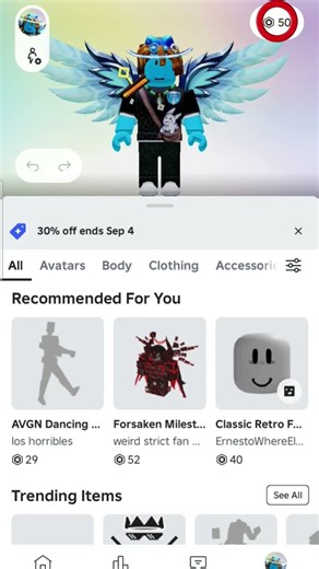why do I have 50 robux?😭✌
