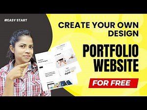 See how you can create your own design portfolio website for free