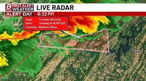 Seek shelter immediately within this Tornado Warning and keep up with the latest alerts in the WVLT First Alert Weather app. | Meteorologist Heather Haley