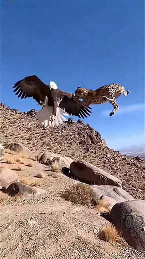 _No-Fly Zone_ Cheetah vs Eagle _shorts _animals