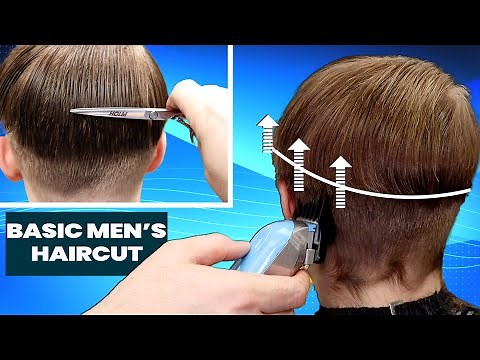 Basic Mens Haircut Tutorial | Step by Step