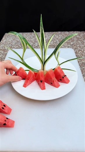 Easy Watermelon Carving Design Skills at Home#Incredible WatermelonCarvingDesignSkills FruitArtMagic