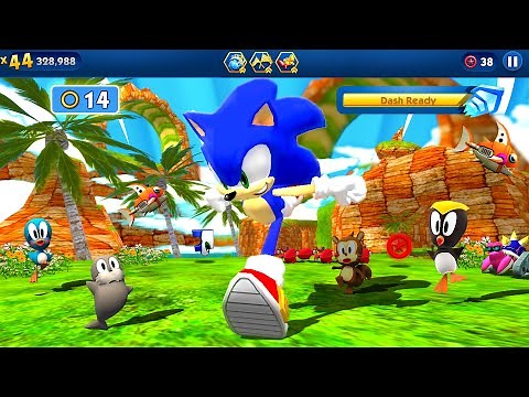 Sonic Dash recreated in Sonic World