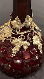 Elkington & Co. Ruby Glass Decanter