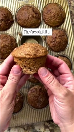 Apple Cider Sourdough Muffins