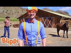 Blippi Visits a Ranch - Blippi Visits | Educational Videos for Kids