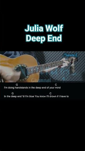 Julia Wolf - Deep End Guitar Chords Lyrics #shorts
