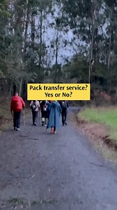 Did you ever use a pack service rather than carry your heavy backpack? This service is a necessity for many of us, and has been a life-saver (certainly a Camino-saver) for many pilgrims walking the Camino. It's something you can use when or if needed, and can be arranged one day at a time, if needed. On our first Camino in 2007 we didn't know about the service. Consequently, I had to stop my Camino due to a foot injury. Had I been able to have help with my pack then, I might have been able to ke
