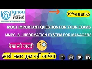 MMPC -008 MOST IMPORTANT QUESTION || IGNOU MBA || NEW MBA || GYAN GATE
