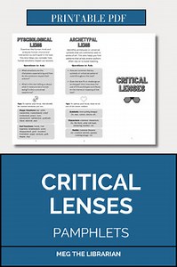 Critical Lenses (Foldable Pamphlet) for Text Analysis