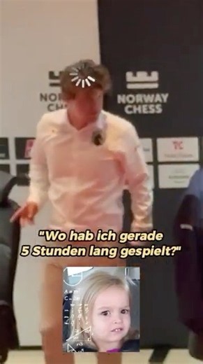 Magnus Carlsen vergisst, wo er während 5 Stunden gespielt hat ☠️