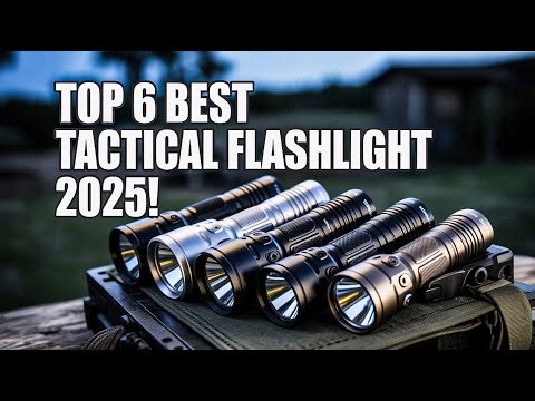 Top 6 Best Tactical Flashlight 2025! 🔥