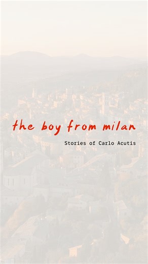 Today, on the canonization of St. Carlo Acutis, we celebrate a young life set ablaze with a love for Jesus. Behind the viral stories lies the deeper truth of a teenager whose faith and devotion to the Eucharist continue to inspire hearts around the world. Enter into the witness of a new saint. 🕊️ Stream “The Boy from Milan” here: https://hubs.la/Q03H7K3b0 | Augustine Institute