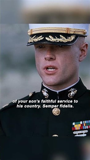 Taking Chance 🎖️ Marine honors fallen soldier’s service | Semper Fidelis #Military #usmc