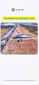 Inside Tesla’s Hidden Cybertruck Tunnel at the Gigafactory! 😳