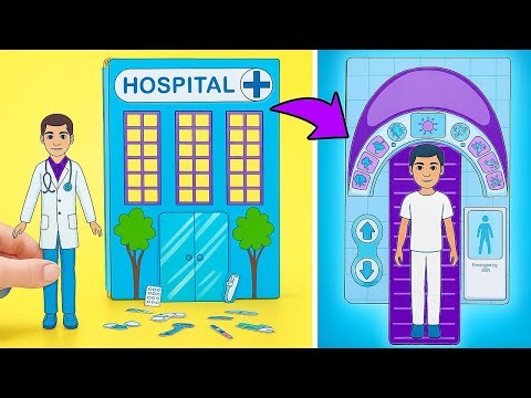 Make & Play! 🩺🏥 DIY Paper Hospital & Fun Crafts for Kids 🎨💫