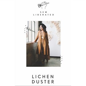 Lichen Duster Coat & Dress Pattern By Sew Liberated (Sizes 0-30)