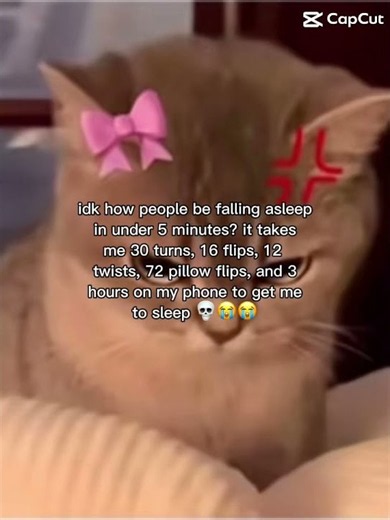 Its hard to sleep especially when ur mom is like "sleep it's bed time" but it takes Me so long