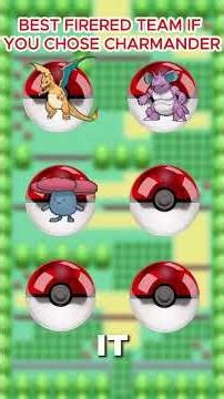 BEST Team if you chose Charmander for Pokemon FireRed #pokemon #pokemonfirered