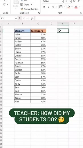 Visualize data quickly using data bars in Excel! #excel #exceltips #exceltraining #sheets #accounting #finance #googlesheets #student #tutorial #excelhacks #exceltipsandtricks #exceltricks