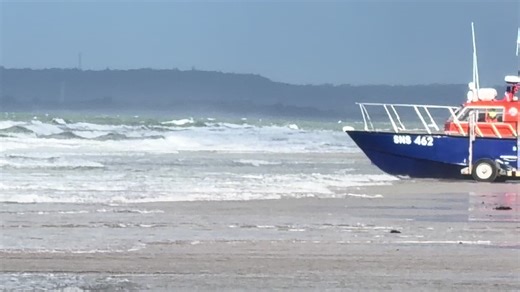 #snsm mise à l’eau compliquée, mer forte, patron au top