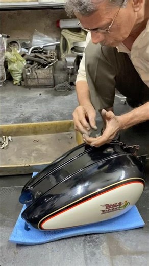 Petrol Tank Cleaning | BSA Bantam 1953 #automobile #bantam #bsa #history