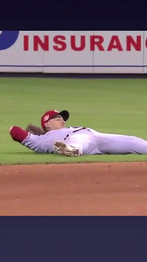 He was safe but wow this would have been the most insane play ever if not!! 😱😱 #baseball #sports