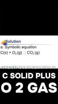Chemistry, Topic 4, Form 1