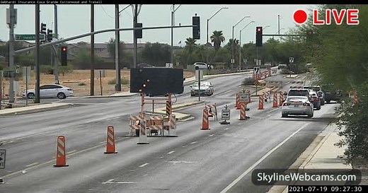 【LIVE】 Webcam Casa Grande - Cottonwood Lane | SkylineWebcams